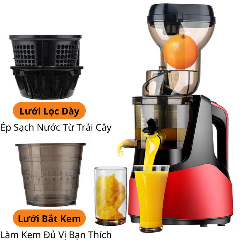 Máy Ép Hoa Quả Kumo May Ep Trái Cây Chậm Cao Cấp Lọc Sạch Bã