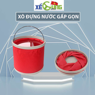 Xô Đựng Nước Gấp Gọn Tiện Lợi, Dùng Cho Nhiều Mục Đích, Có Nhiều Kích Cỡ Khác Nhau