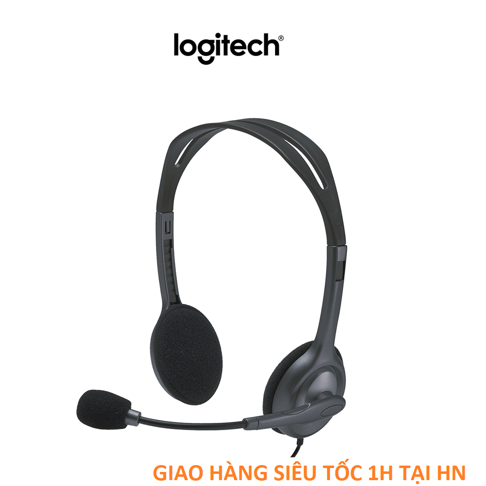 Tai nghe chụp tai LOGITECH Stereo H111 - Hàng Chính Hãng BH 12 Tháng