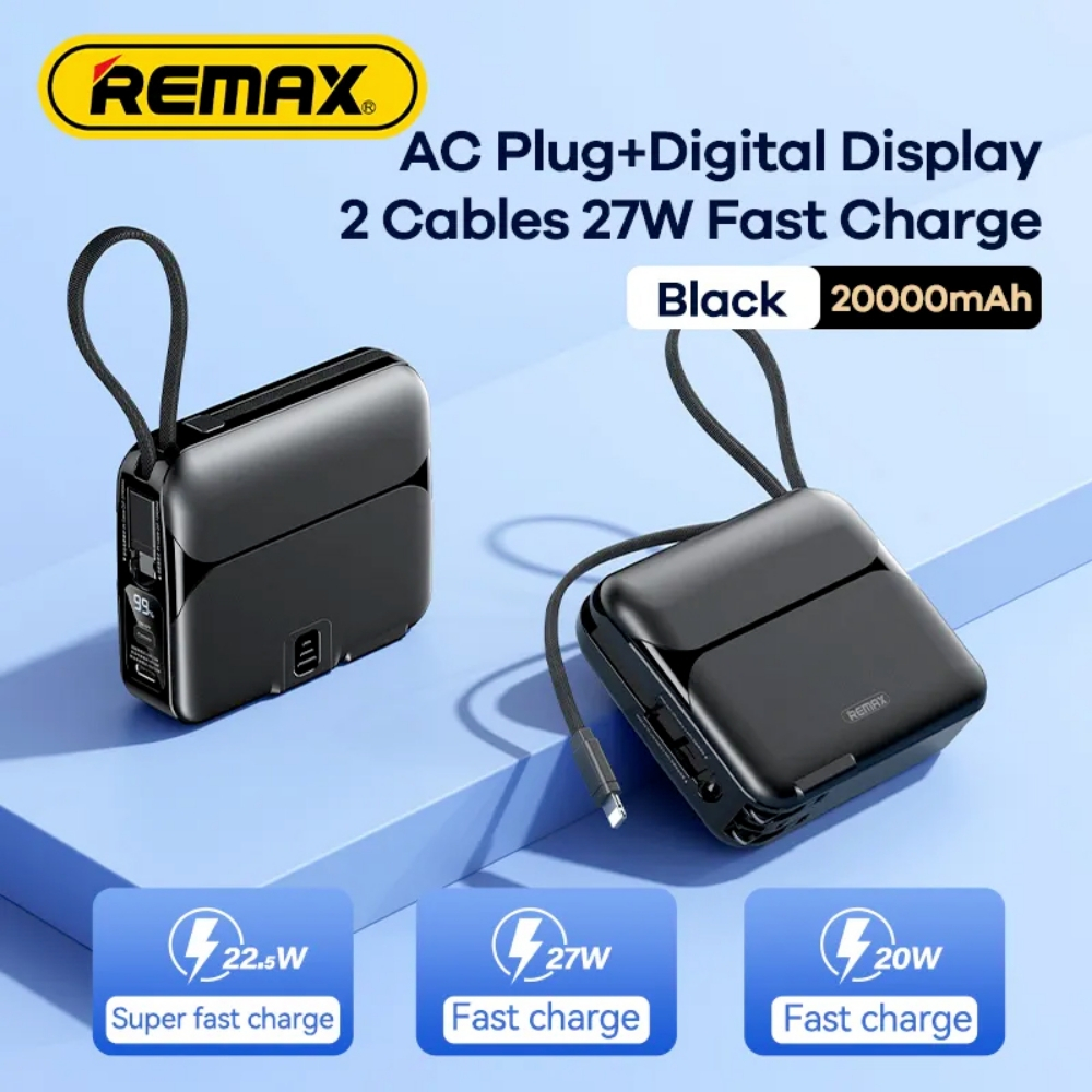 PIN DỰ PHÒNG KIÊM CỦ SẠC NHANH 20.000MAH REMAX RPP-553