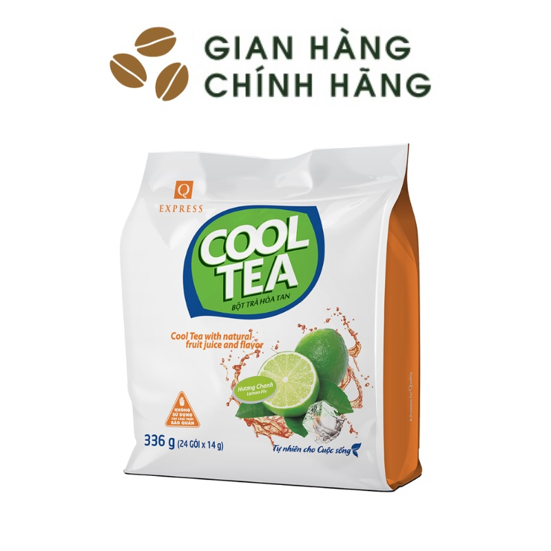 Trà Chanh Cool Tea Trần Quang bịch 336g (24 gói dài * 14g)