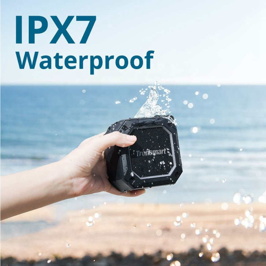 Loa di động Bluetooth 5.3 Tronsmart Groove 2 công suất 10W, chống nước IPX7, Bass Mạnh nâng cấp đèn led nháy theo nhạc