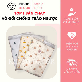 VỎ GỐI CHỐNG TRÀO NGƯỢC CHO TRẺ SƠ SINH CAO CẤP KIDDO DECOR, nhận đặt kích thước theo yêu cầu
