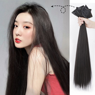 Tóc giả kẹp thẳng làm dày tóc mềm mượt 45cm 55cm 60cm