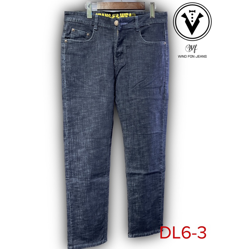 Quần Jeans Ống Suông Trung Niên Co Giãn Cao Cấp Vải Quảng Châu
