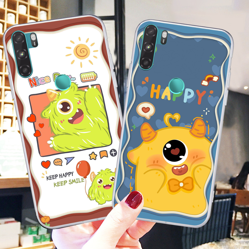 Ốp Vsmart Active 1 / Active 1 Plus / Active 3 in hình họa tiết monsterr siêu dễ thương cute đẹp hot trend