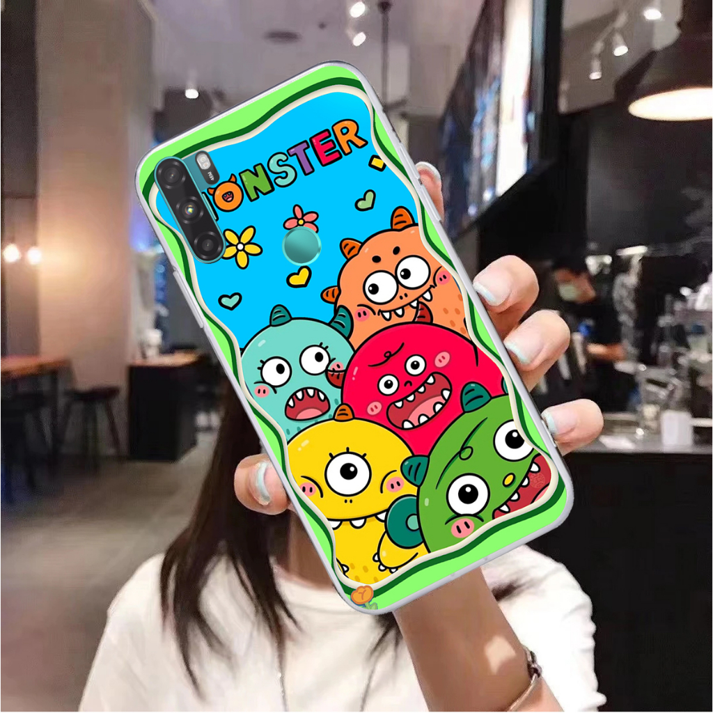 Ốp Vsmart Active 1 / Active 1 Plus / Active 3 in hình họa tiết monsterr siêu dễ thương cute đẹp hot trend