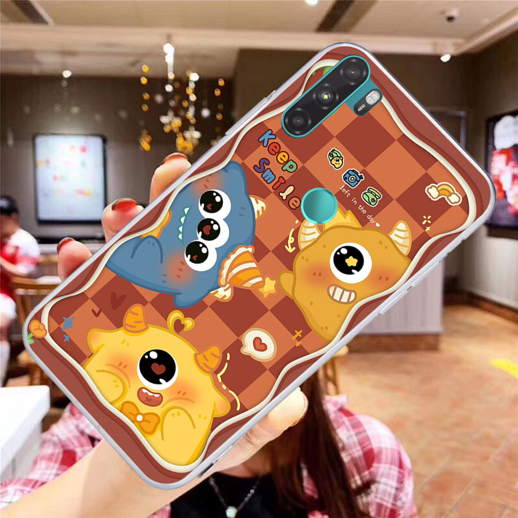 Ốp Vsmart Active 1 / Active 1 Plus / Active 3 in hình họa tiết monsterr siêu dễ thương cute đẹp hot trend