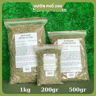 Đá pumice đá bọt núi lửa trồng sen đá xương rồng, kiểng lá Đá bọt Pumice trộn đất trông cây có nhiều size