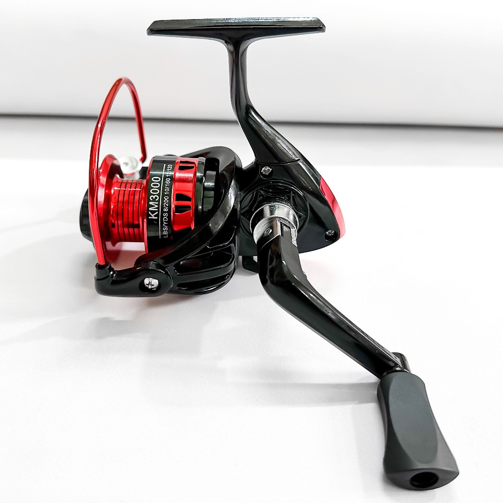 Máy Câu Cá KM Máy Câu Đứng 2000 Đến 8000 Chất Liệu Hợp Kim Nhôm Chuyên Câu Lure Tải Cá 10KG