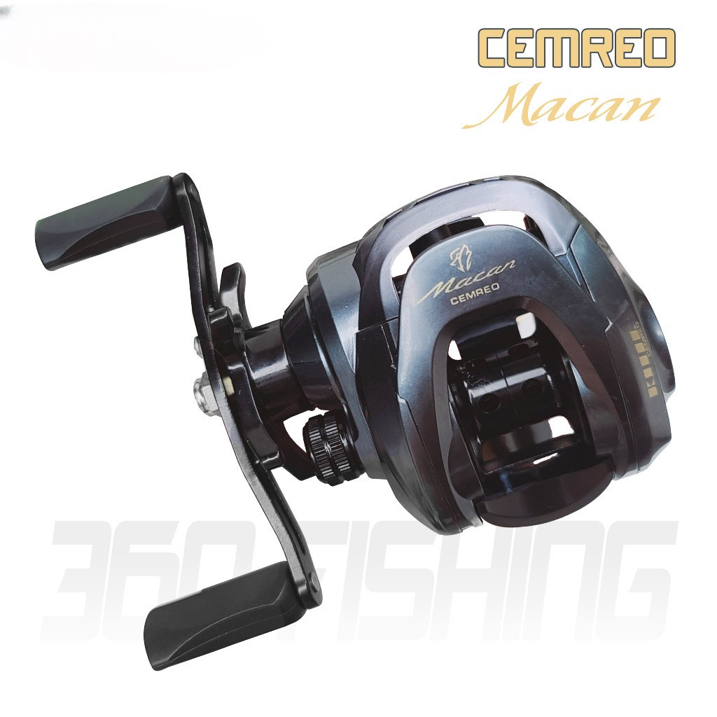 Máy Câu Ngang Cemreo Coltspiner Máy Câu Lure Phanh Kép Tải Cá 8Kg