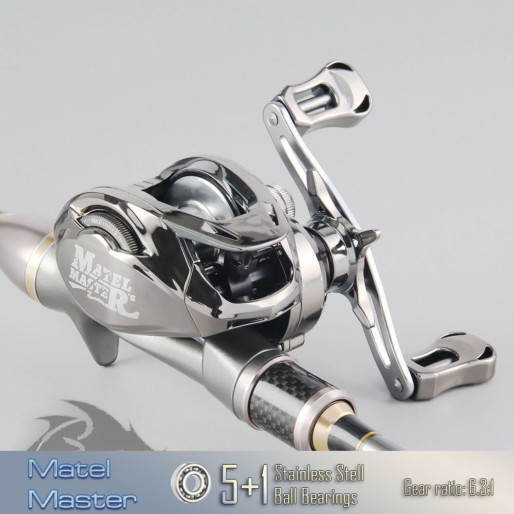 Máy Ngang Siller Master màu xám bạc có tiếng Dragclick tải cá 10kg