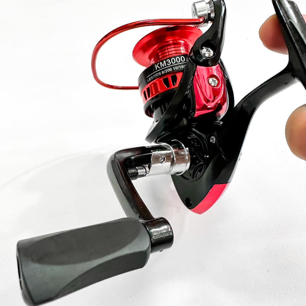 Máy Câu Cá KM Máy Câu Đứng 2000 Đến 8000 Chất Liệu Hợp Kim Nhôm Chuyên Câu Lure Tải Cá 10KG