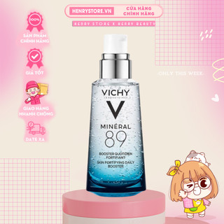 Dưỡng chất khoáng cô đặc giúp da căng mịn, rạng rỡ Mineral 89 Vichy 50ml
