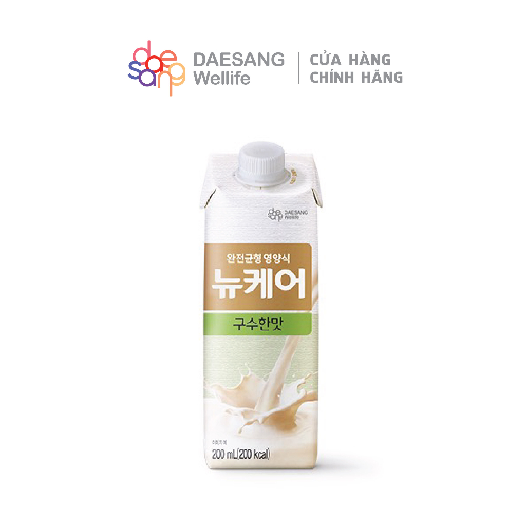 Sữa dinh dưỡng NUCARE vị gạo rang Daesang Wellife NUCARE roasted rice 200ml