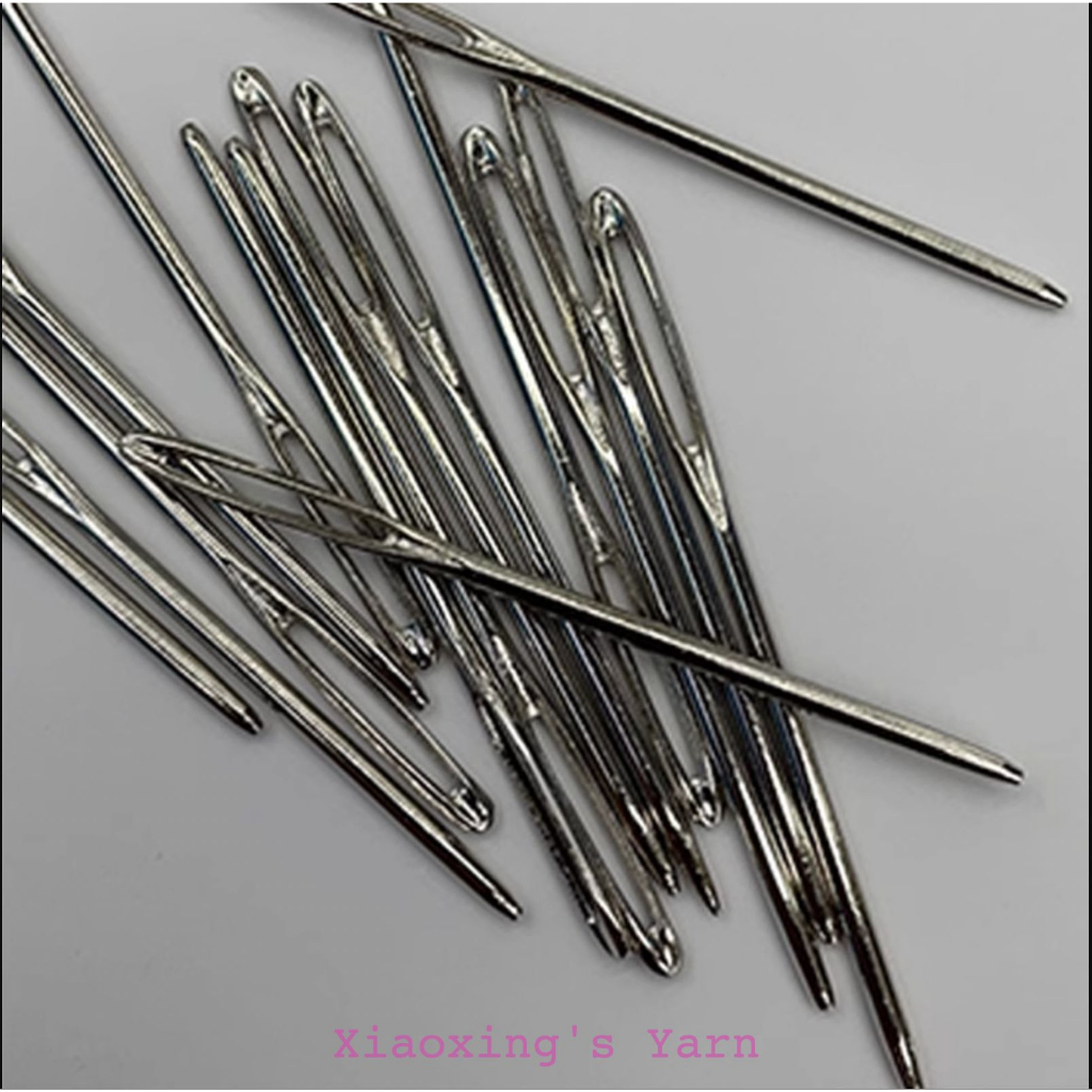 Lẻ kim khâu len bằng sắt khâu ráp thú, áo len tiện lợi cho đan móc len cơ bản | Xiaoxing's Yarn