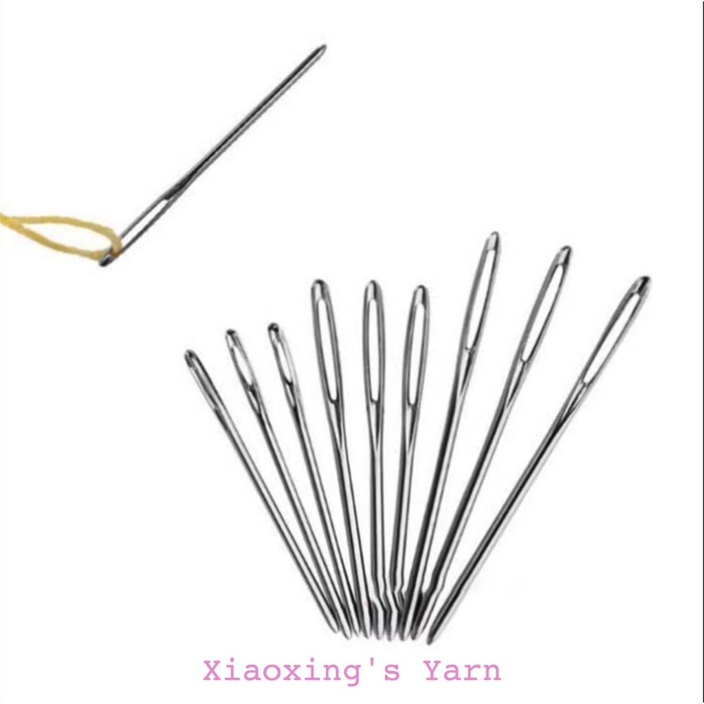 Lẻ kim khâu len bằng sắt khâu ráp thú, áo len tiện lợi cho đan móc len cơ bản | Xiaoxing's Yarn