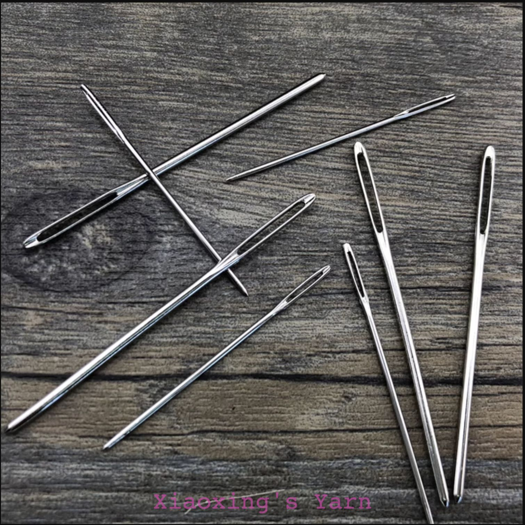 Lẻ kim khâu len bằng sắt khâu ráp thú, áo len tiện lợi cho đan móc len cơ bản | Xiaoxing's Yarn