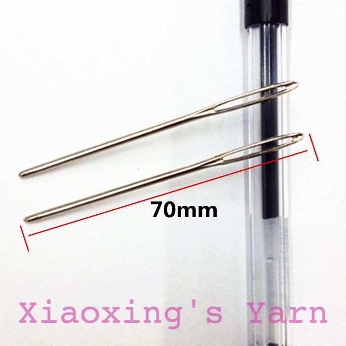 Lẻ kim khâu len bằng sắt khâu ráp thú, áo len tiện lợi cho đan móc len cơ bản | Xiaoxing's Yarn