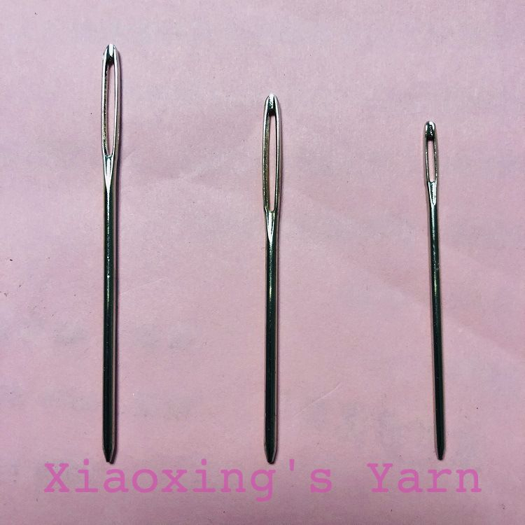 Lẻ kim khâu len bằng sắt khâu ráp thú, áo len tiện lợi cho đan móc len cơ bản | Xiaoxing's Yarn