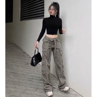 Áo cổ lọ, cổ tròn tay dài chất thun borip L1- A7UT