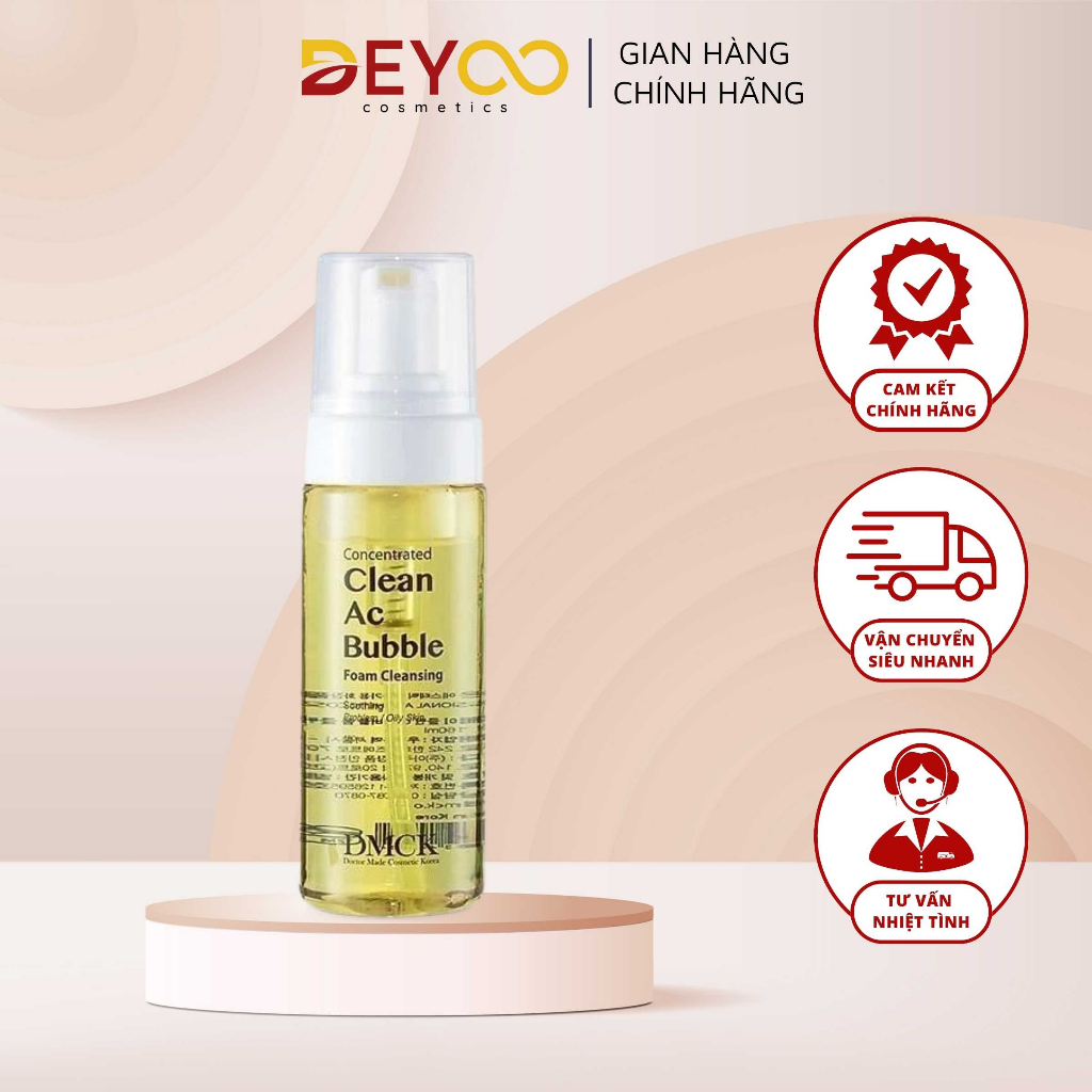 Sữa rửa mặt dạng bọt DMCK 160ml