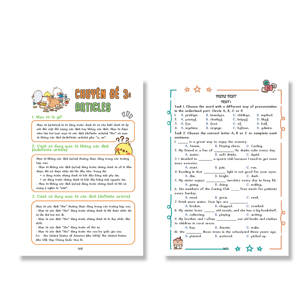 Sách - Combo Sổ Tay Hack Kiến Thức Toán Anh 7 &  Đề Cương Toán Văn Anh 7 SKETCHNOTE