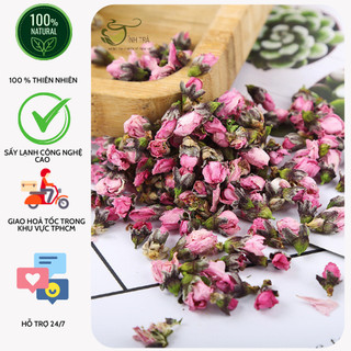 Hoa anh đào sấy khô 100 gram túi zip hàng mới hoa đẹp_trathaomocth