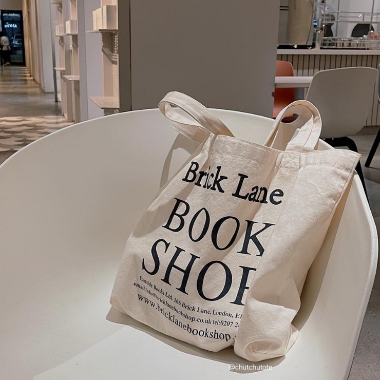 Túi Vải Tote Bookshop Kiểu Dáng Nhật Bản Xinh Xắn