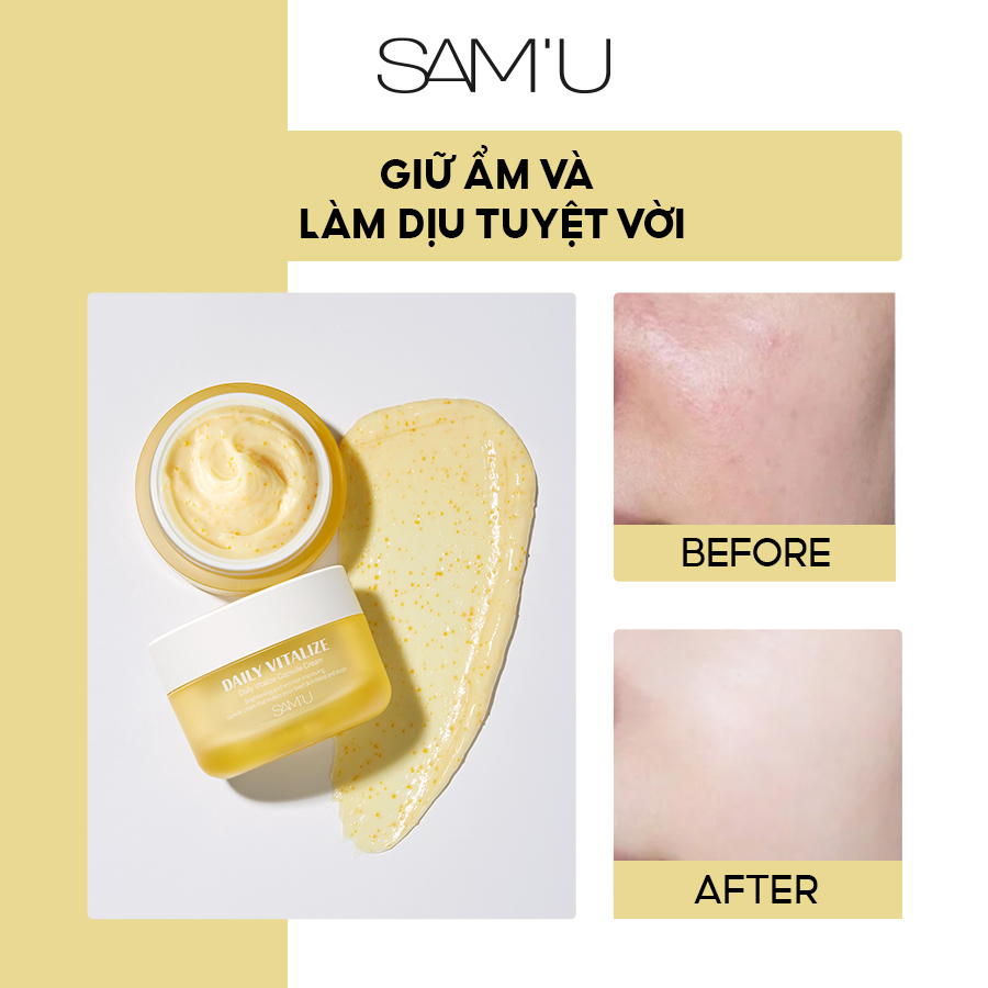 Kem Dưỡng Hàng Ngày SAM'U DAILY VITALIZE CAPSULE CREAM 50ml