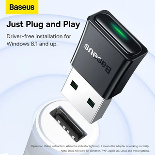 Usb bluetooth cho máy tính Baseus BA07 bluetooth V5.3 -Bảo Hành 6 tháng