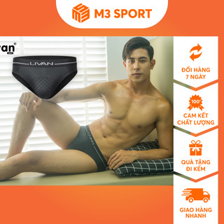 Quần Sịp Tam Giác Nam Cao Cấp Thoáng Khí Thấm Hút Mồ Hôi Co Giãn Bốn Chiều Livan Sport 220201