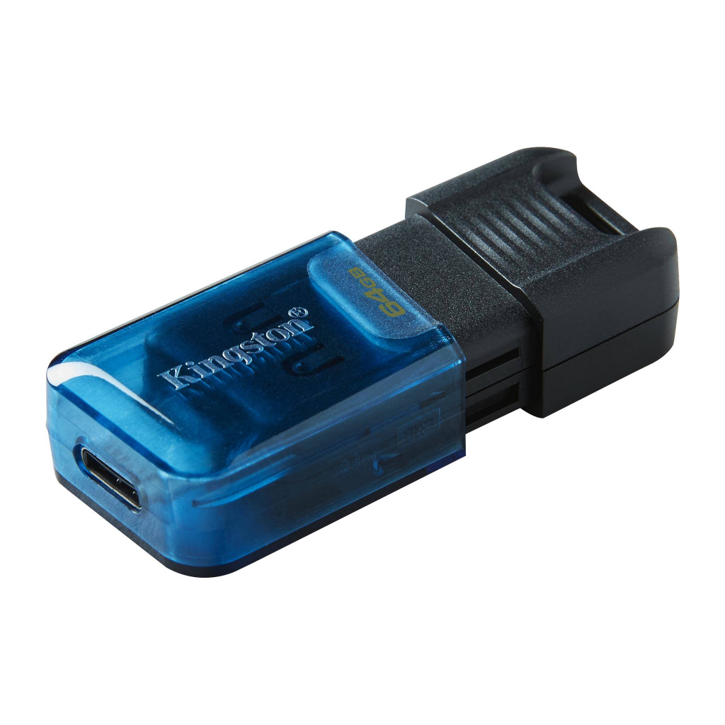 USB KINGSTON DATATRAVELER 80 M TYPE-C - DT80M|64GB|128GB|256GB