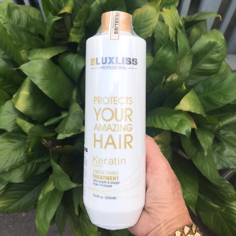 Phục hồi và tái tạo tóc hư tổn Keratin Luxliss Smoothing Treatment 1000ml