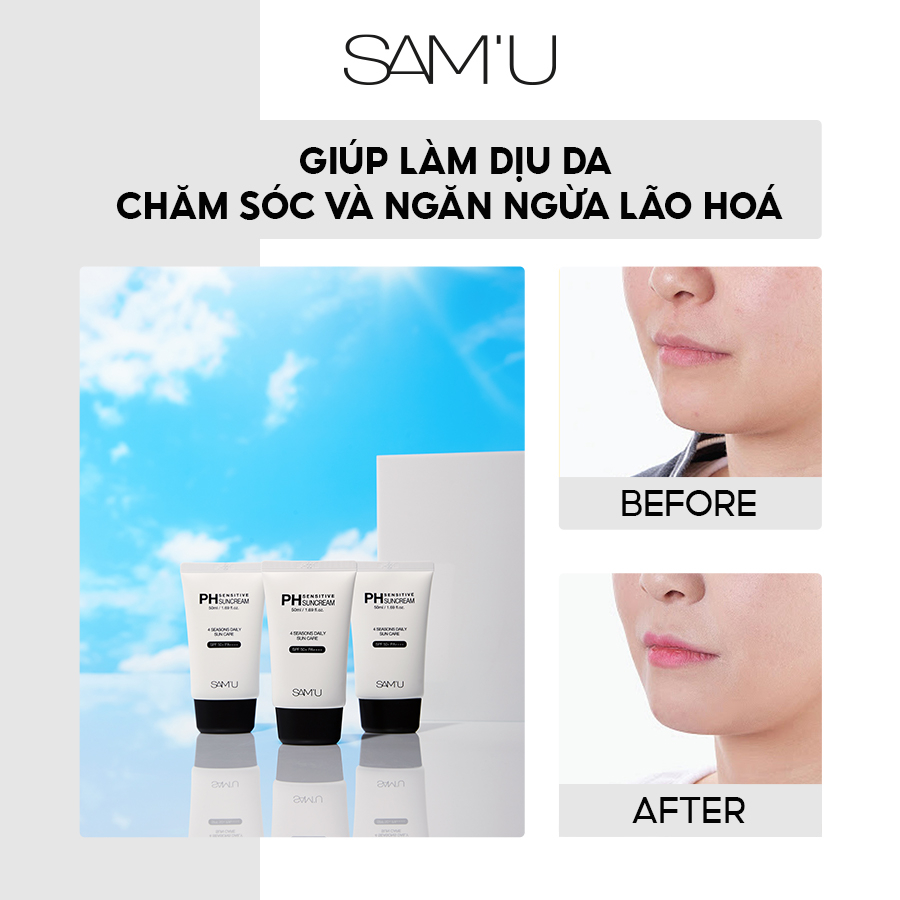 Kem Chống Nắng SAM'U PH SENSITIVE SUN CREAM 50ml