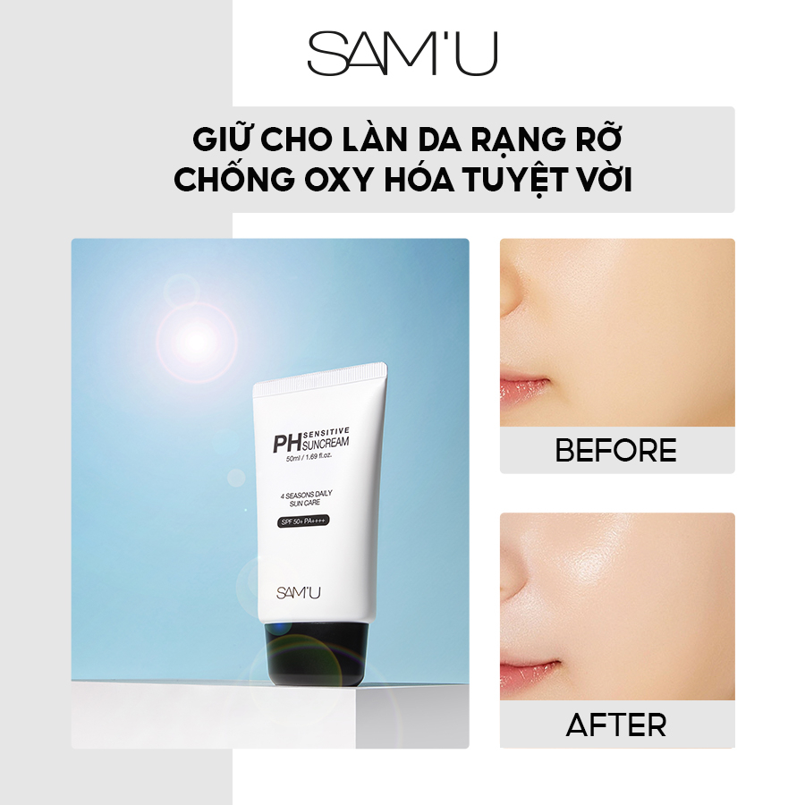 Kem Chống Nắng SAM'U PH SENSITIVE SUN CREAM 50ml