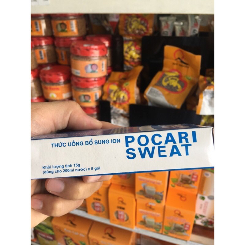 [Combo 10 hộp] Pocari Sweat dạng bột 5 gói- Thức uống bổ sung ion