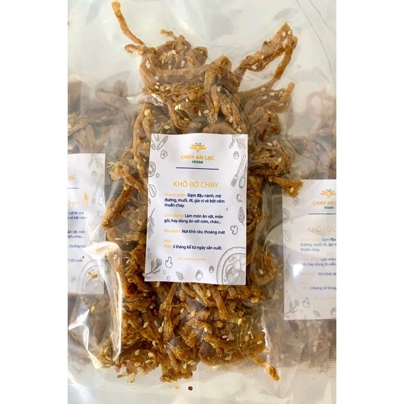 Khô bò - khô gà thuần chay