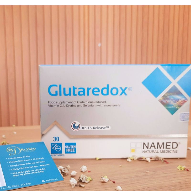 Viên ngậm Glutaredox làm sáng da hiệu quả, thải độc gan, chống lão hoá và tăng cường miễn dịch