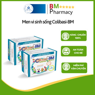 Combo siêu tiết kiệm 3 hộp men vi sinh sống colibasi- men vi sinh sống colibasi -bm hỗ trợ rối loạn tiêu hóa lợi khuẩn