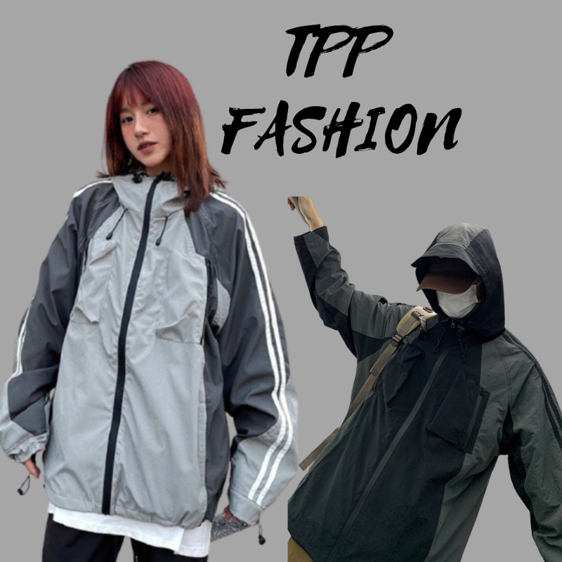 ÁO KHOÁC DÙ 2 LỚP KẾT HỢP HAI TÚI CÓ NÓNTRƯỚC CÁ TÍNH NĂNG ĐỘNG TPP FASHION 10