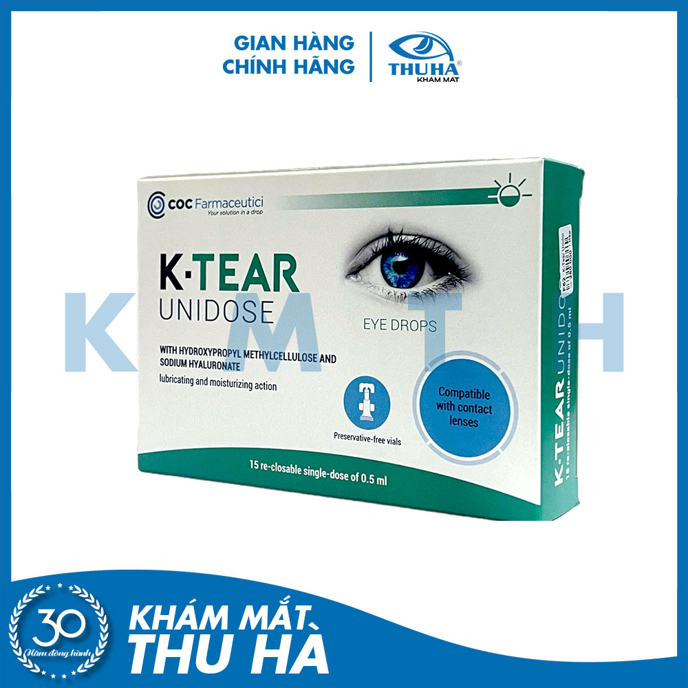 Dung dịch nhỏ mắt K-Tear Unidose [Hộp 15 Tép]