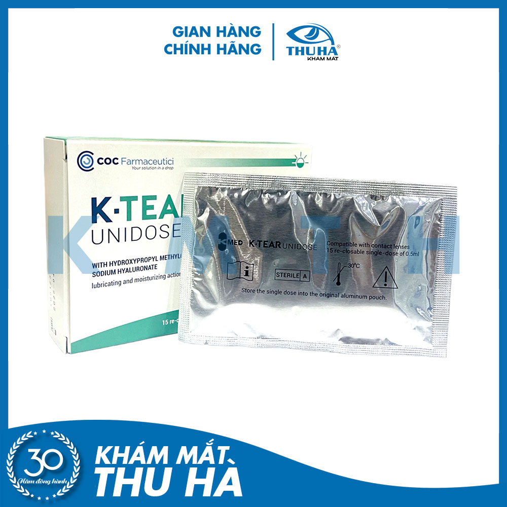 Dung dịch nhỏ mắt K-Tear Unidose [Hộp 15 Tép]