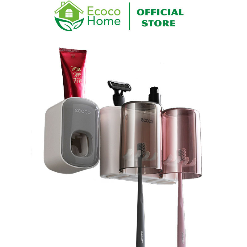 Bộ Nhả Kem Đánh Răng, Kèm Nhả Kem Đơn Ecoco