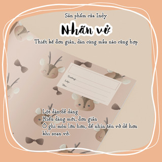 Nhãn vở 1k