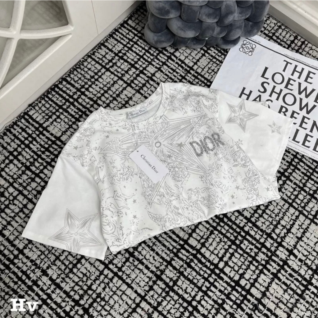 Áo Thun Di.or In Tay Hình Sao Form Rộng Tay Lỡ, Áo Phông Di.or | BigBuy360 - bigbuy360.vn