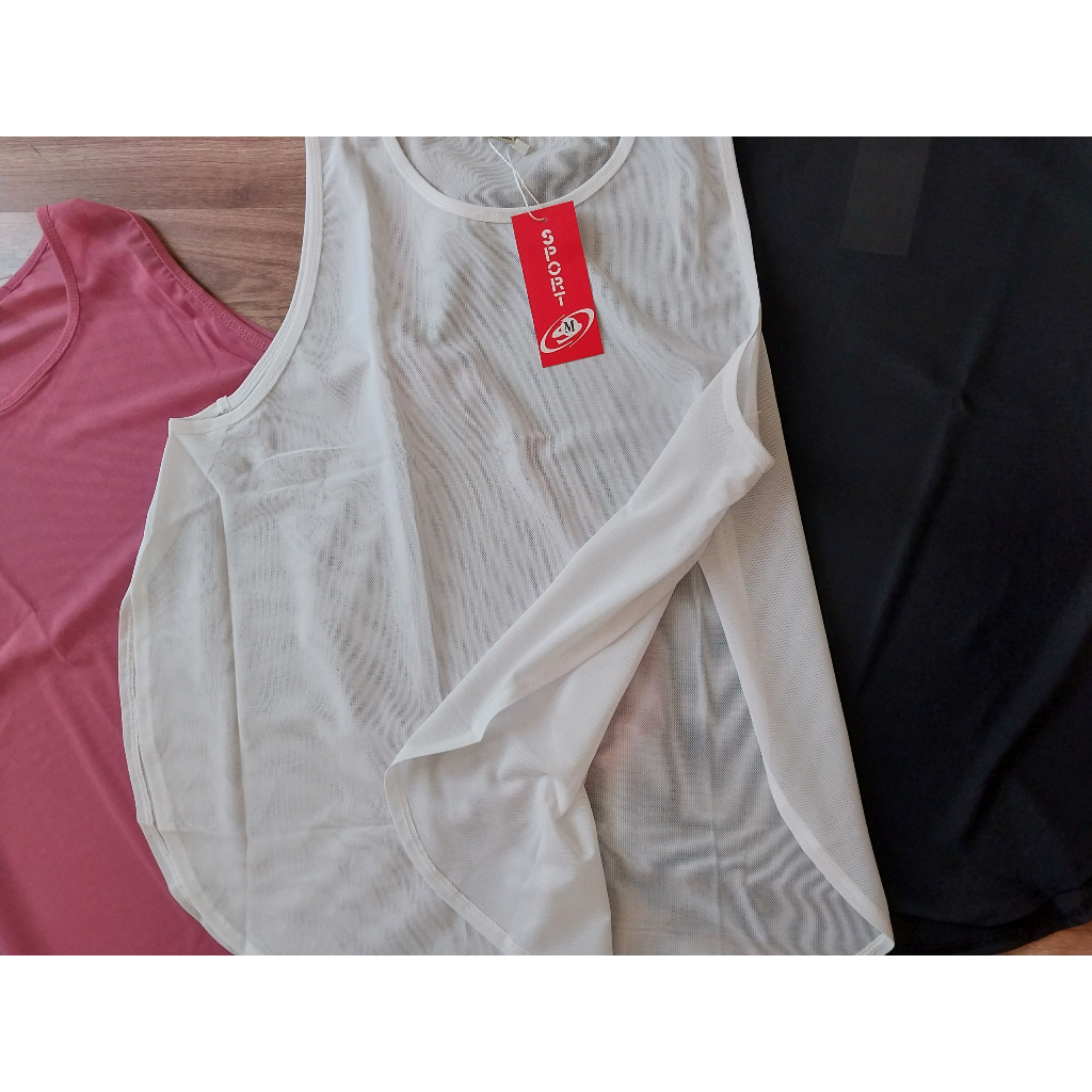 ÁO TANK TOP NỮ TẬP GYM VẢI LƯỚI SIÊU THOÁNG MÁT THOẢI MÁI VẬN ĐỘNG