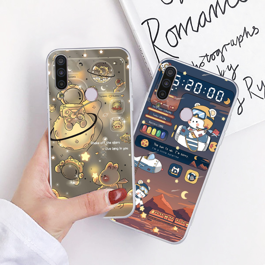 Ốp Vsmart Joy 3 / Joy 2 Plus / Joy 1 Plus / Joy 1 in hình họa tiết phi hành gia chibi 3d đẹp hot trend