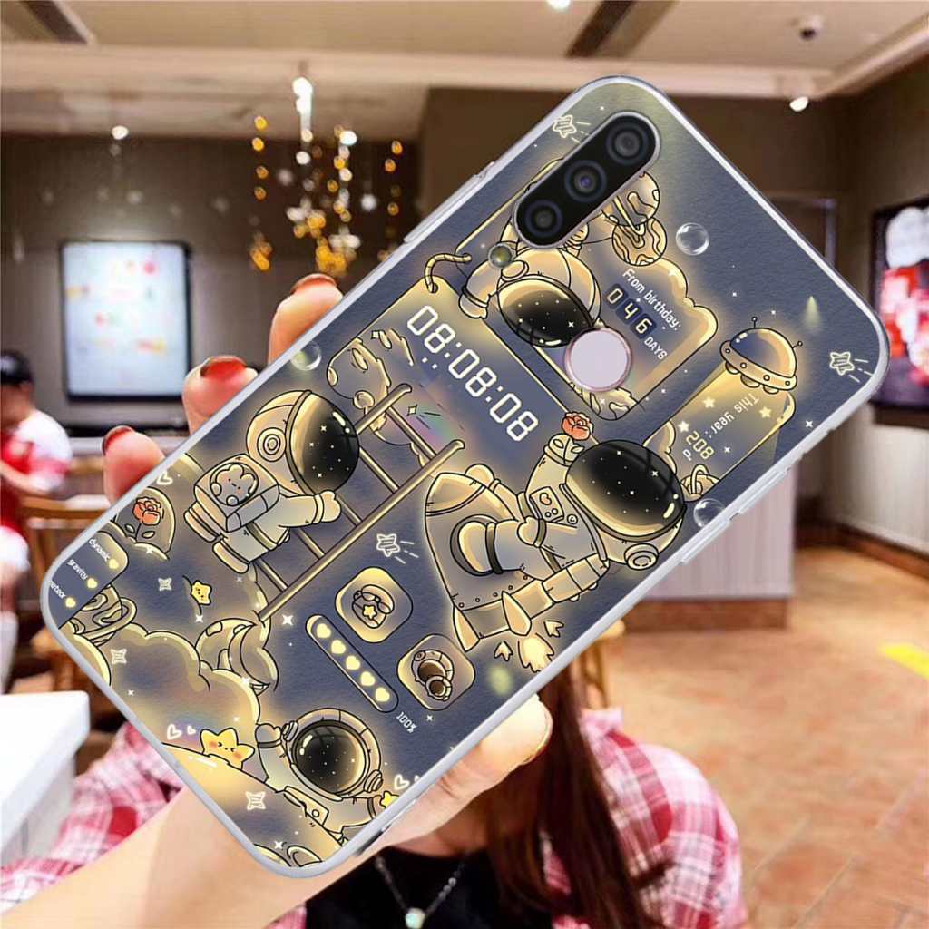 Ốp Vsmart Joy 3 / Joy 2 Plus / Joy 1 Plus / Joy 1 in hình họa tiết phi hành gia chibi 3d đẹp hot trend