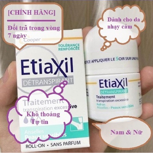 Lăn khử mùi ETIAXIL 15ml - Pháp